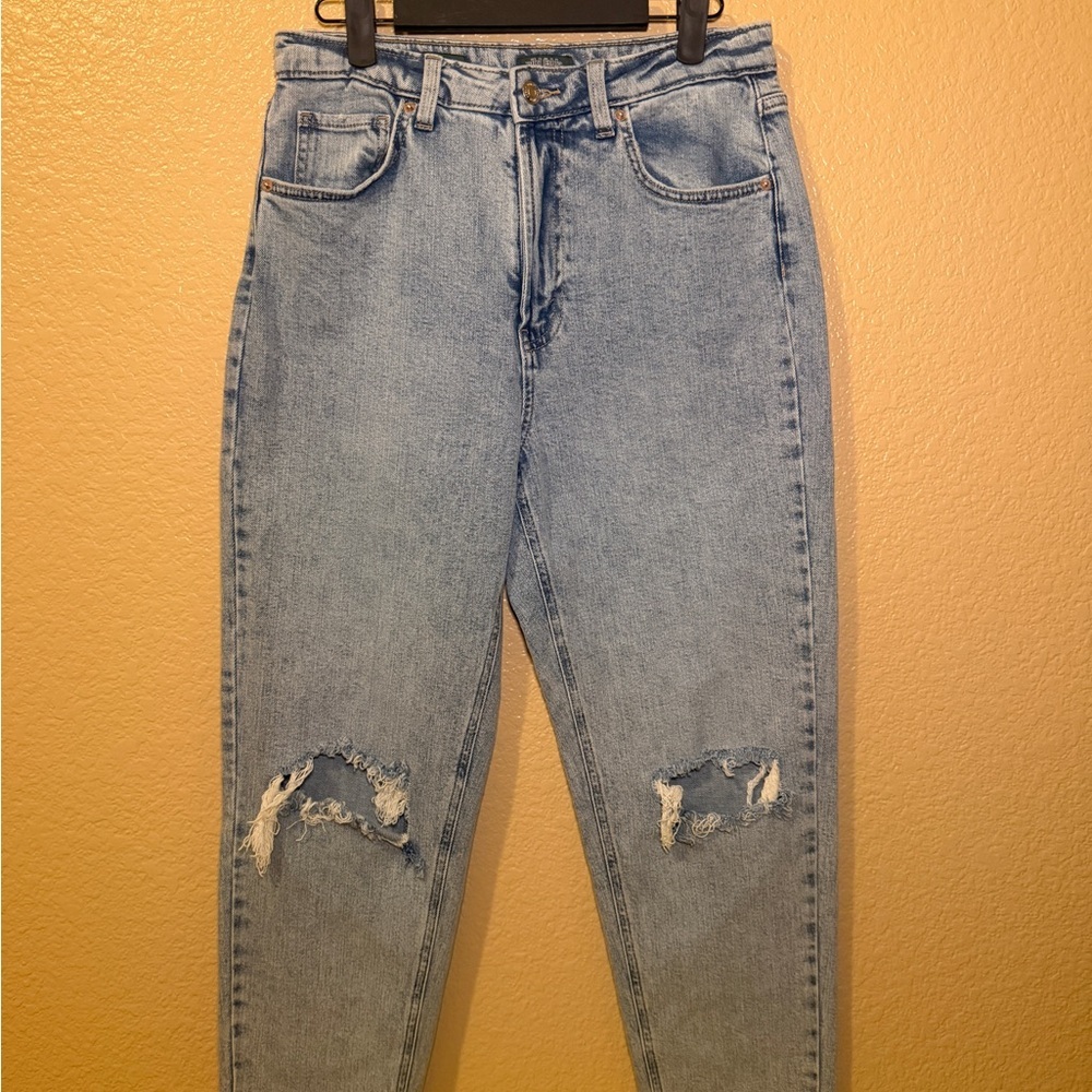 Wild Fable Light Blue High Rise Distressed Jeans